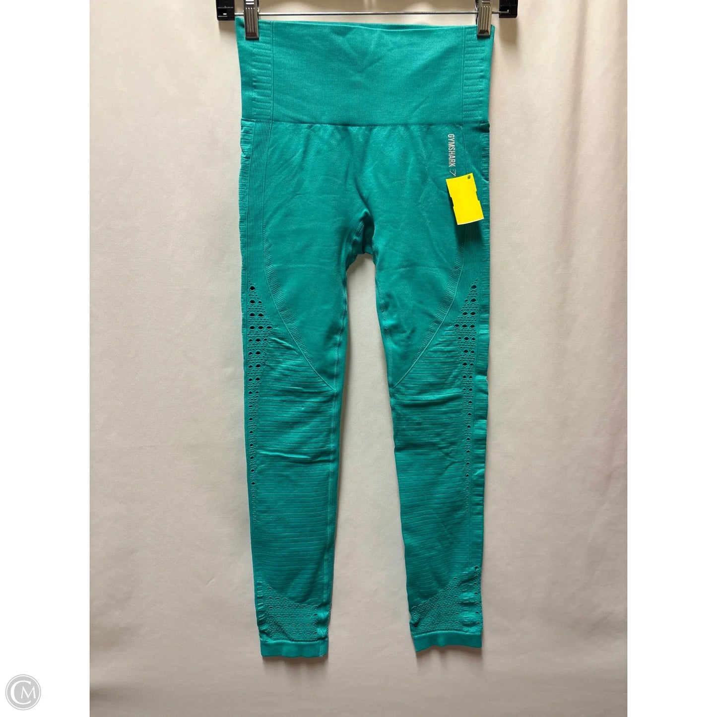 Athletic Leggings By Gym Shark In Teal, Size: S