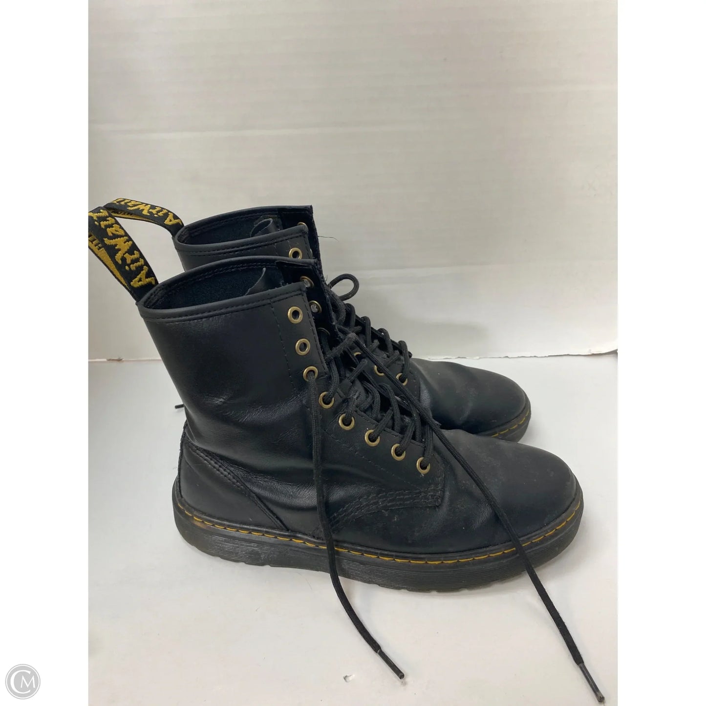 Boots Ankle Flats By Dr Martens In Black, Size: 8