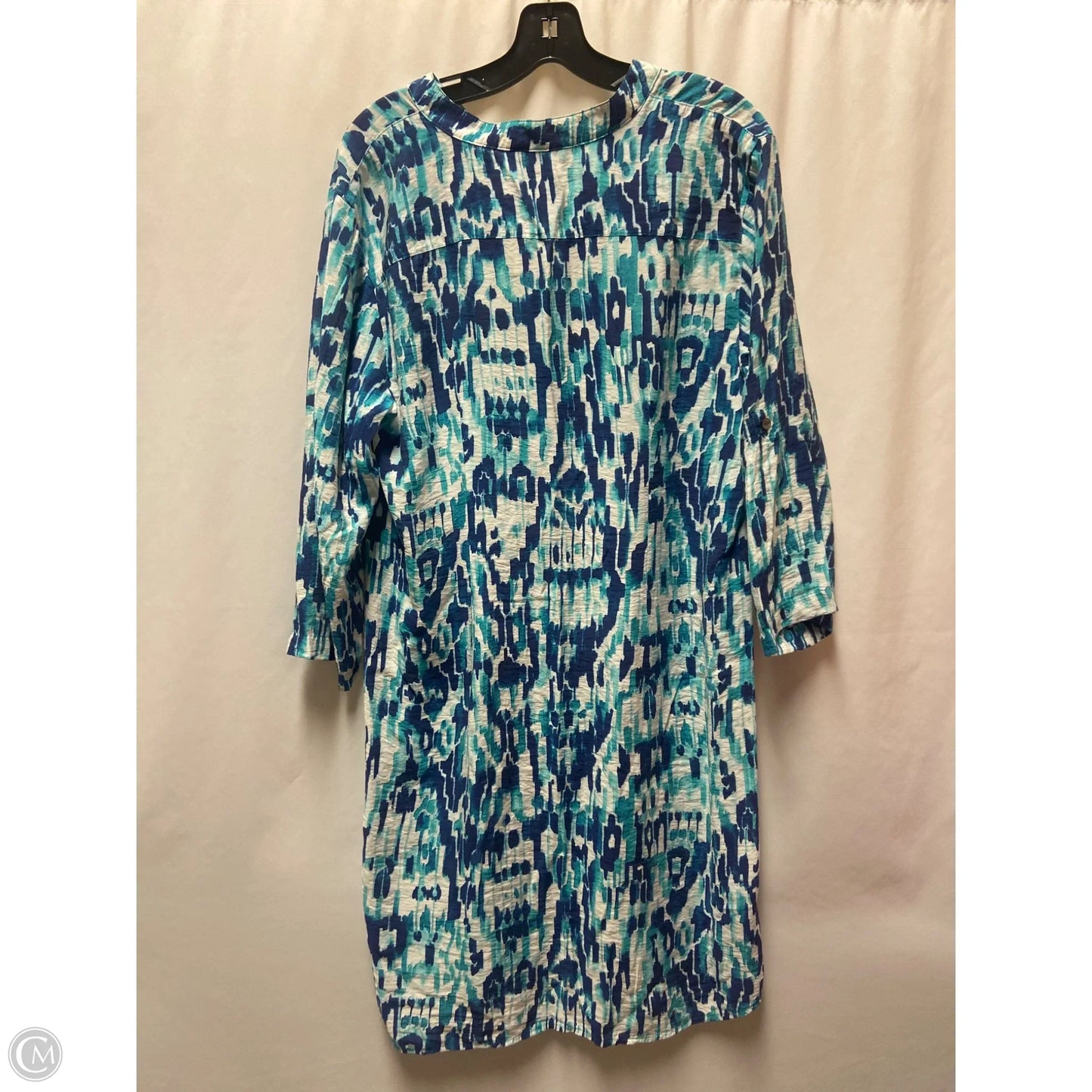 Dress Casual Midi By Tommy Bahama In Blue, Size: L