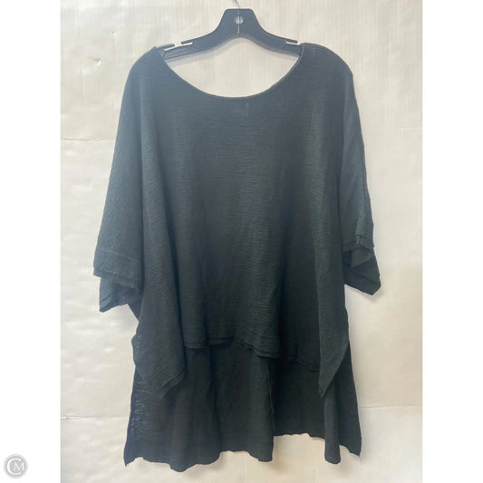Top Short Sleeve By Umgee In Black, Size: M