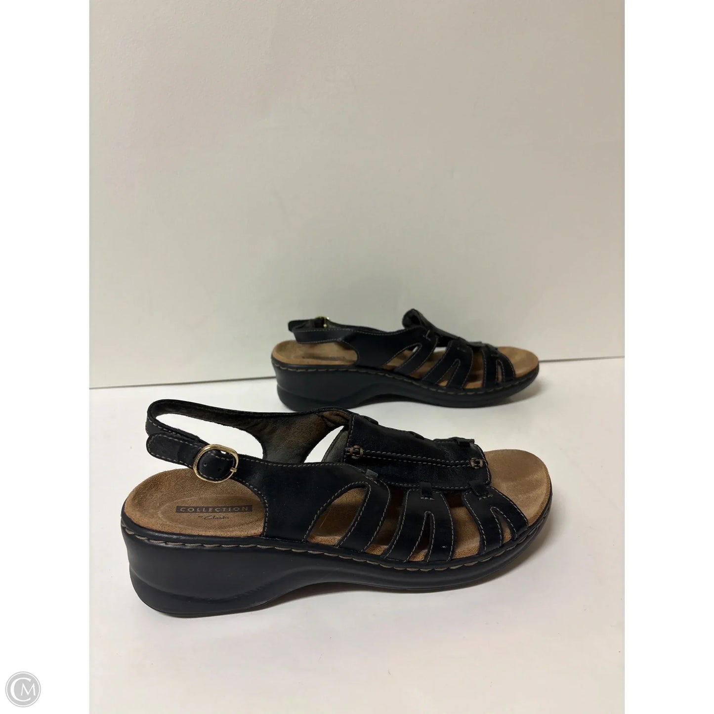 Shoes Heels Block By Clarks In Black, Size: 9