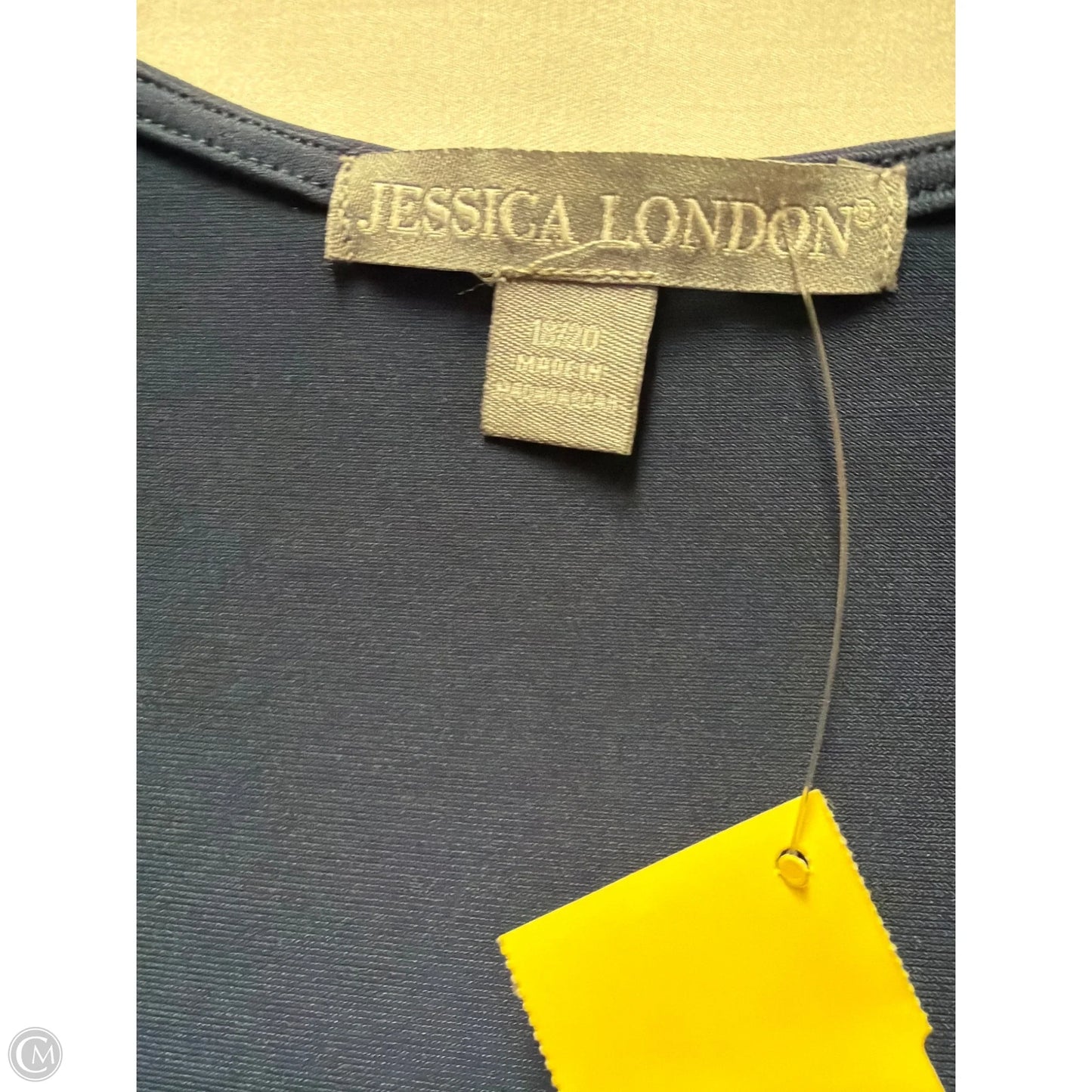 Dress Set 2pc By Jessica London In Navy, Size: 1x