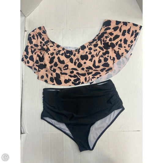 Swimsuit 2pc By Clothes Mentor In Peach, Size: 1x