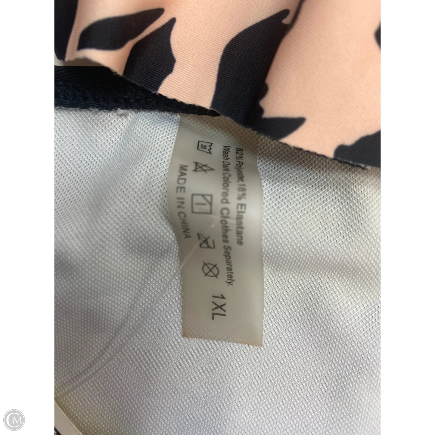 Swimsuit 2pc By Clothes Mentor In Peach, Size: 1x