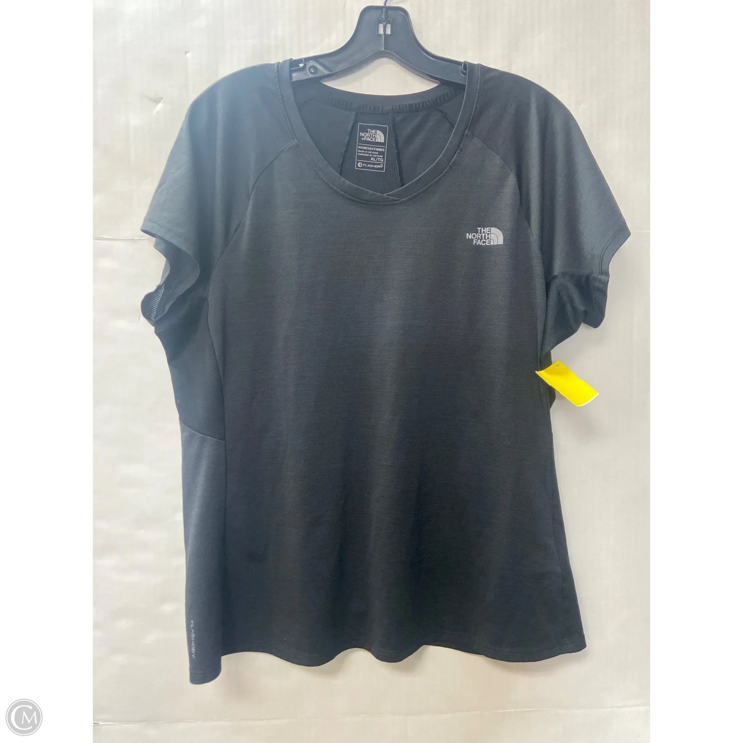 Athletic Top Short Sleeve By The North Face In Black, Size: Xl