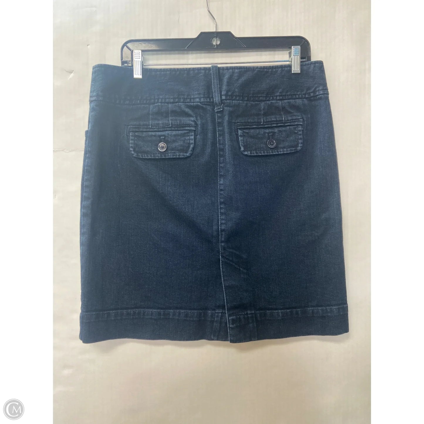 Skirt Mini & Short By Loft In Blue Denim, Size: 10