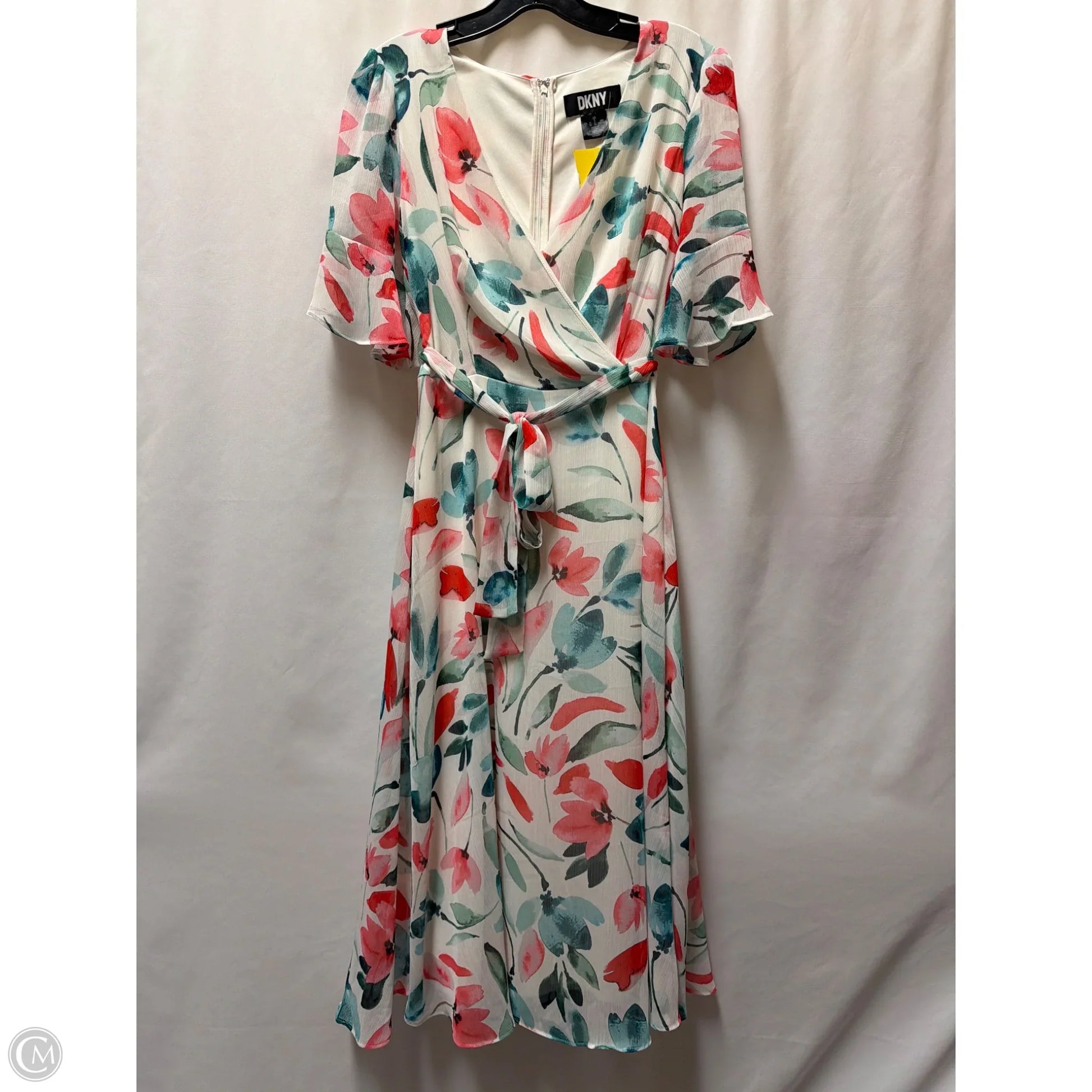 Dress Casual Maxi By Dkny In White, Size: S