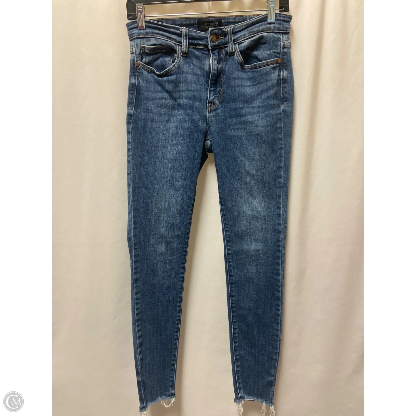 Jeans Skinny By Judy Blue In Blue Denim, Size: 2