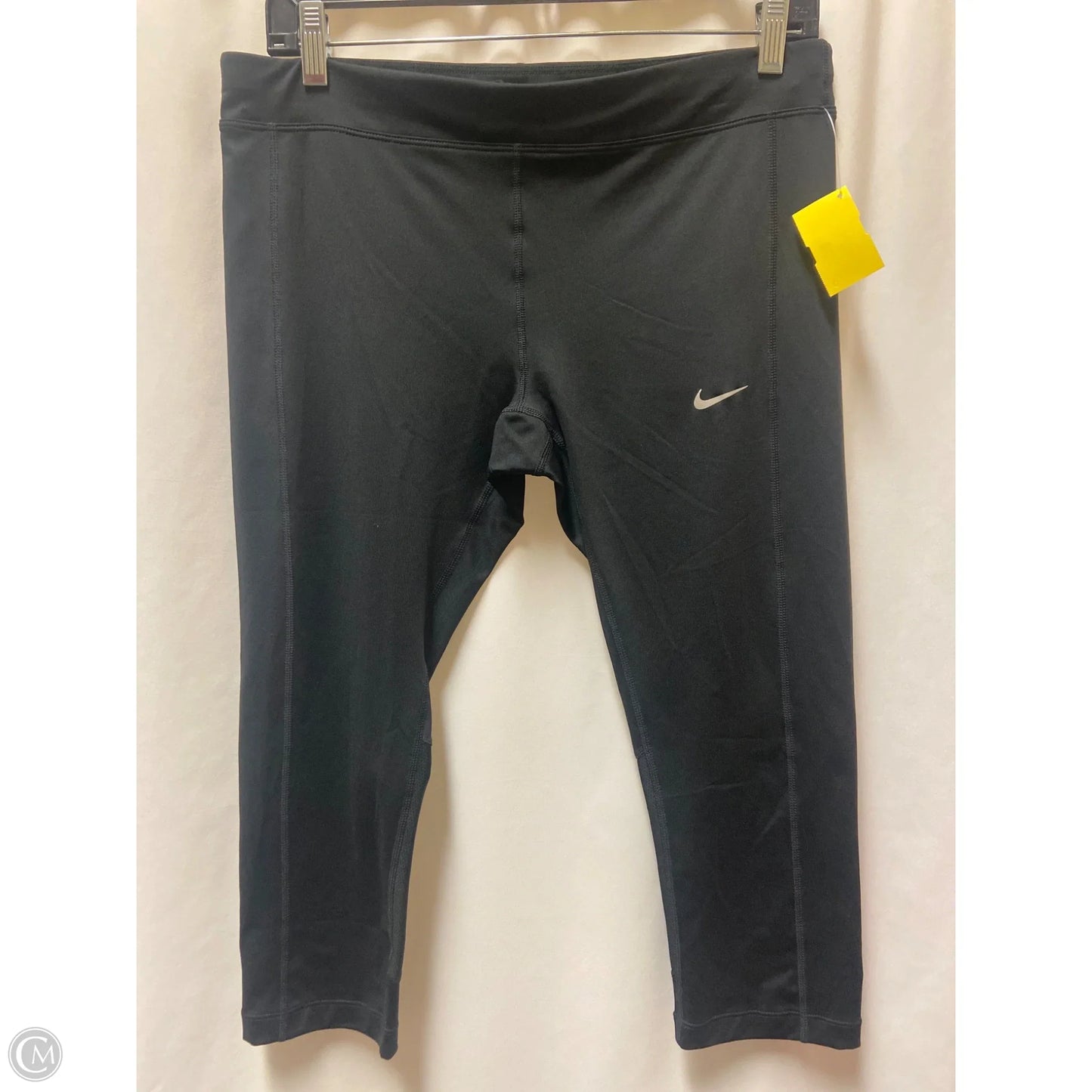 Athletic Capris By Nike In Black, Size: L