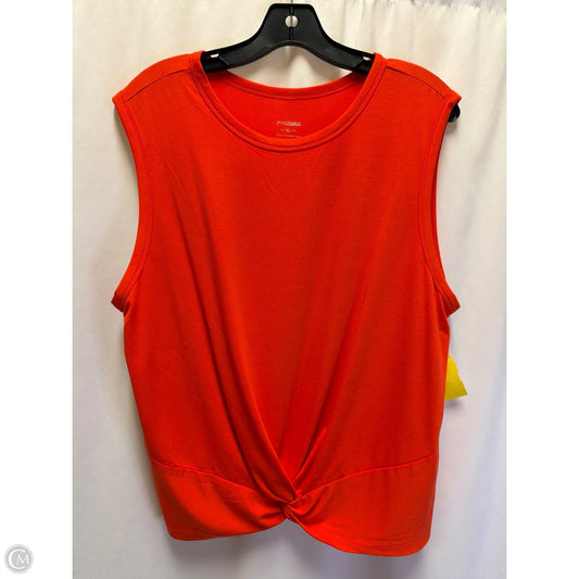 Athletic Top Short Sleeve By Clothes Mentor In Red, Size: Xl