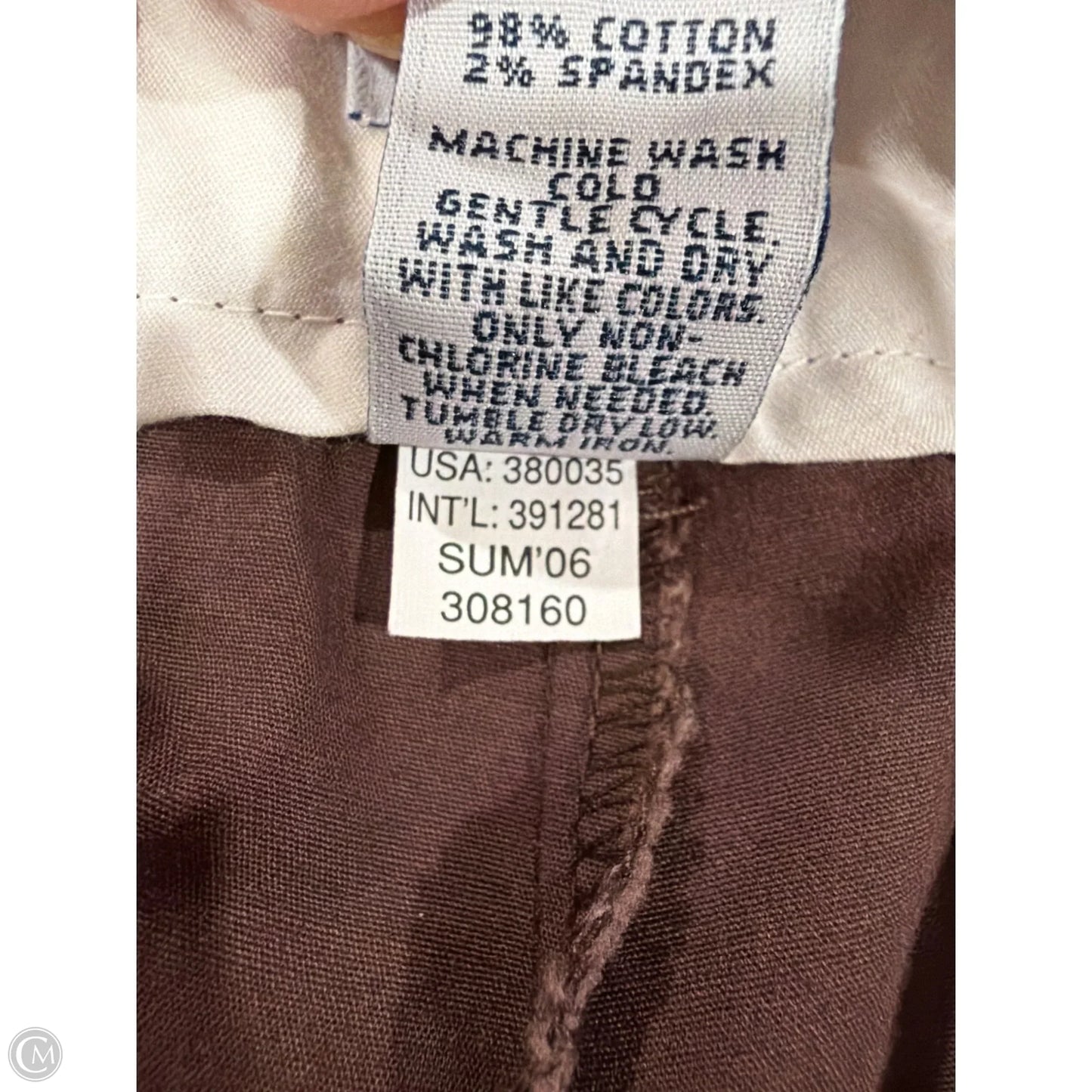 Shorts By Gap In Brown, Size: 12