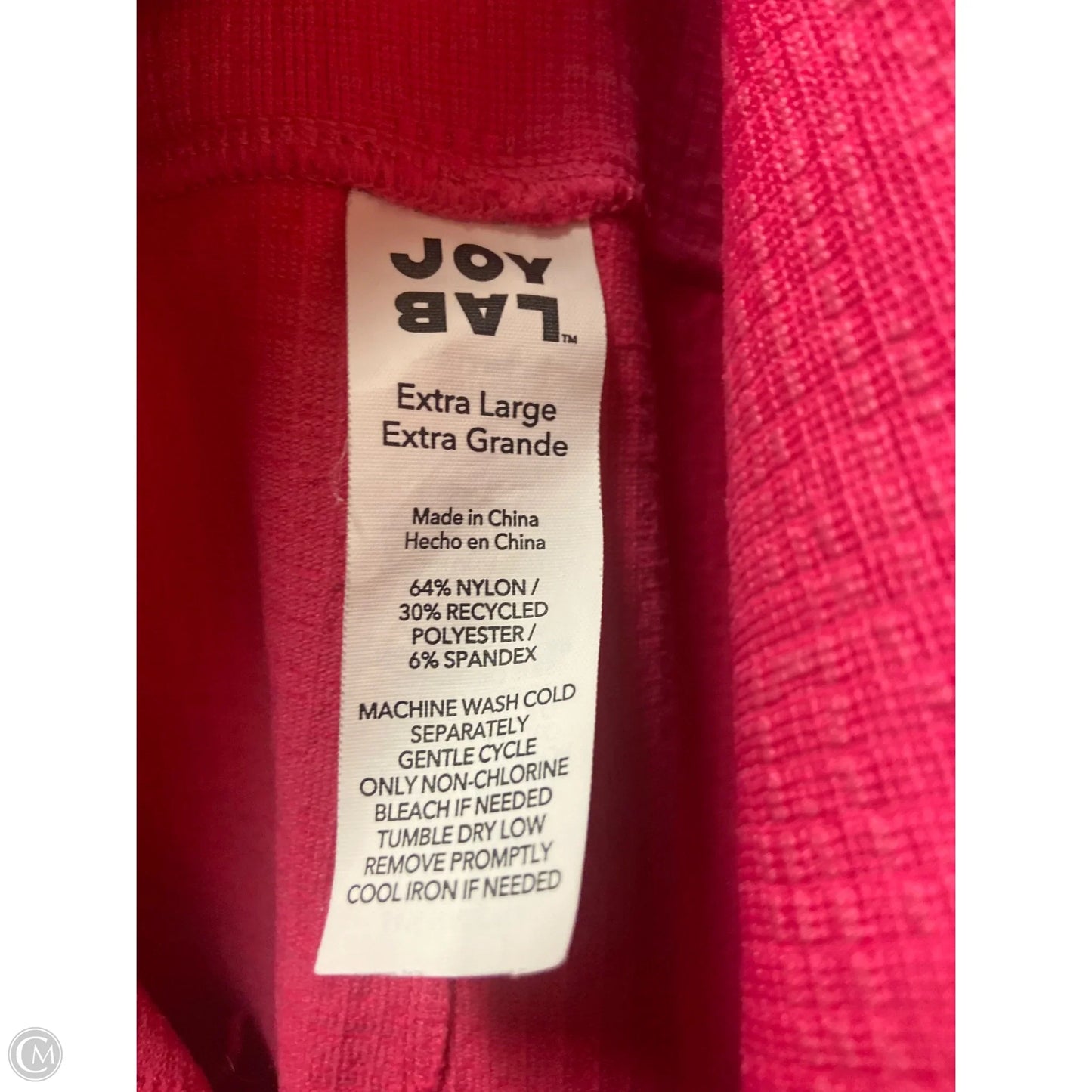 Athletic Leggings By Joy Lab In Pink, Size: Xl