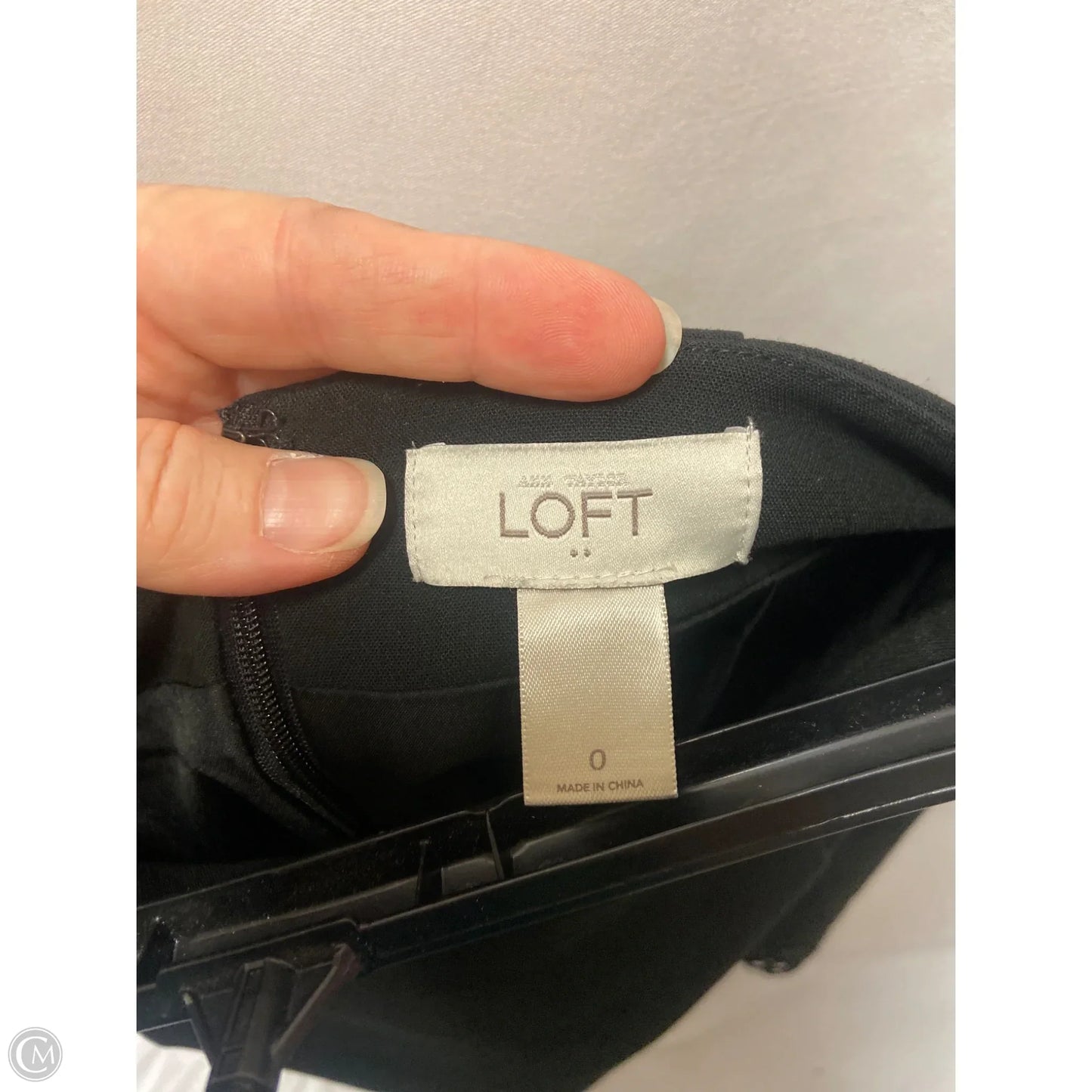Skirt Midi By Loft In Black, Size: 0