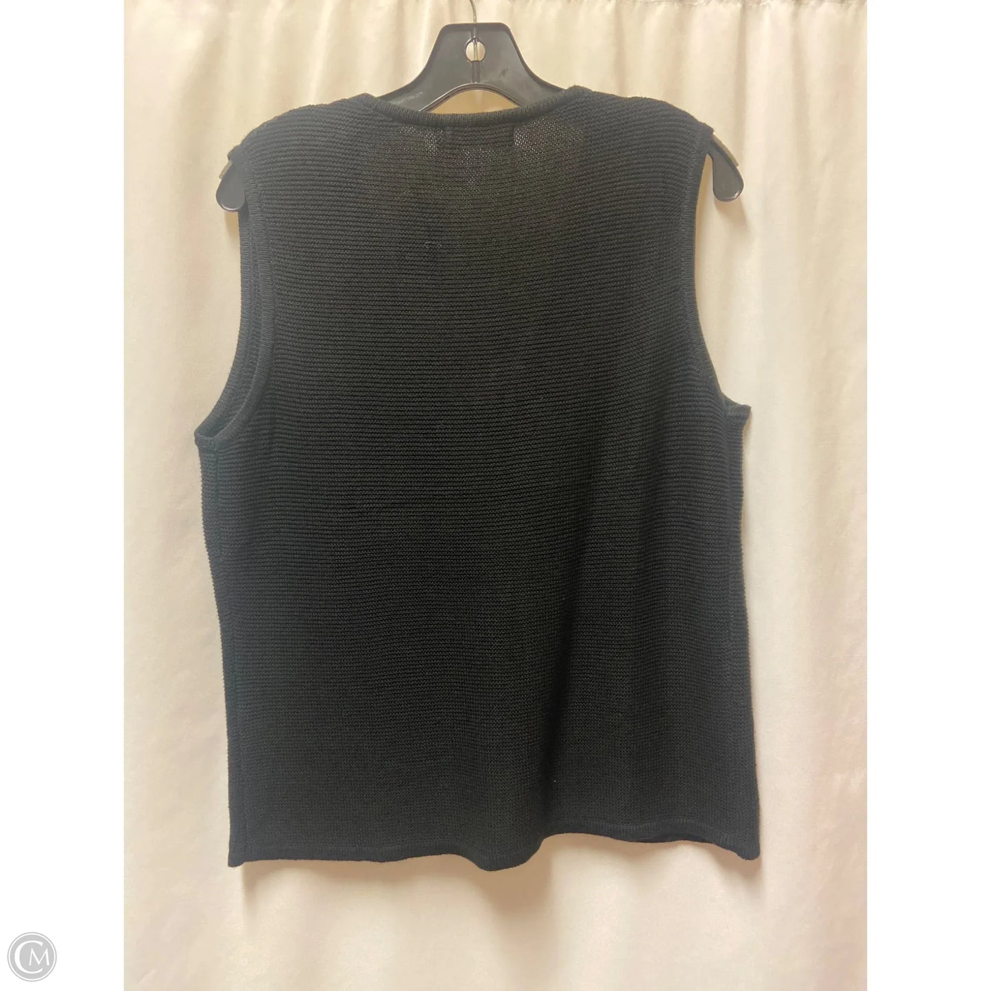 Top Sleeveless By Lillusory In Black, Size: L