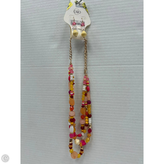 Necklace Set By Cato, Size: 02 Piece Set