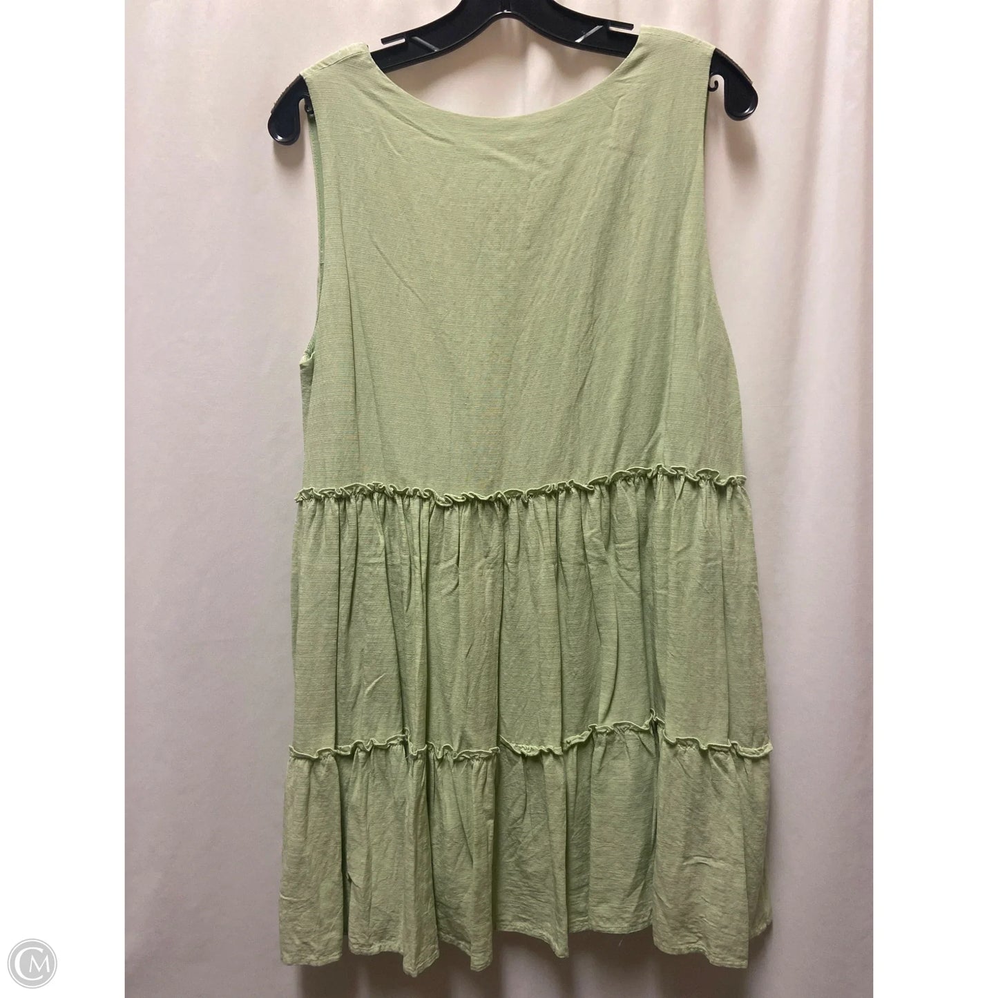 Dress Casual Midi By Clothes Mentor In Green, Size: M