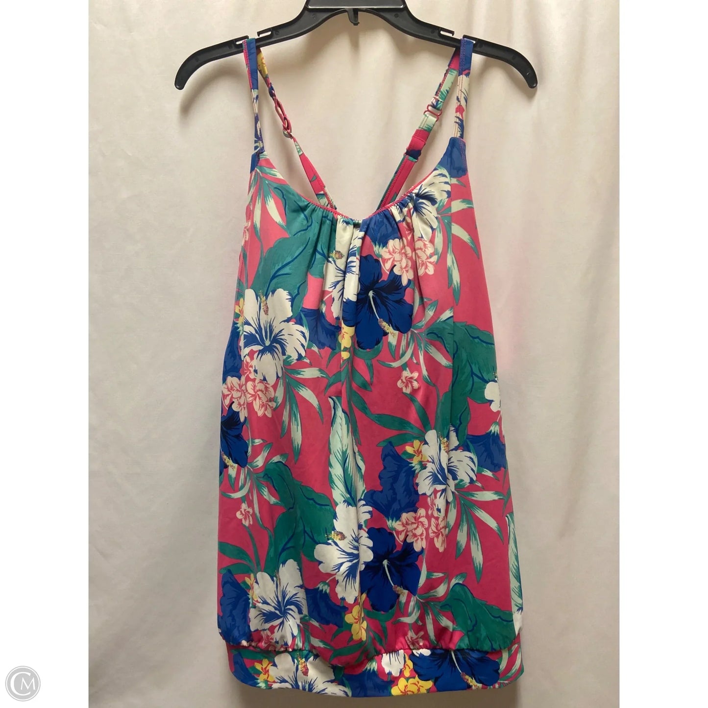 Swimsuit 2pc By Cacique In Blue & Pink, Size: 20
