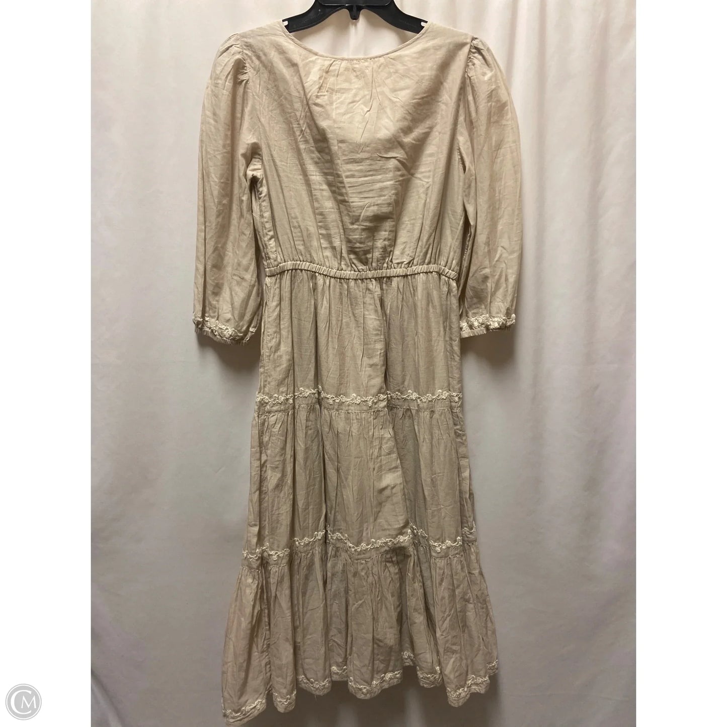 Dress Casual Maxi By Lucky Brand In Beige, Size: S
