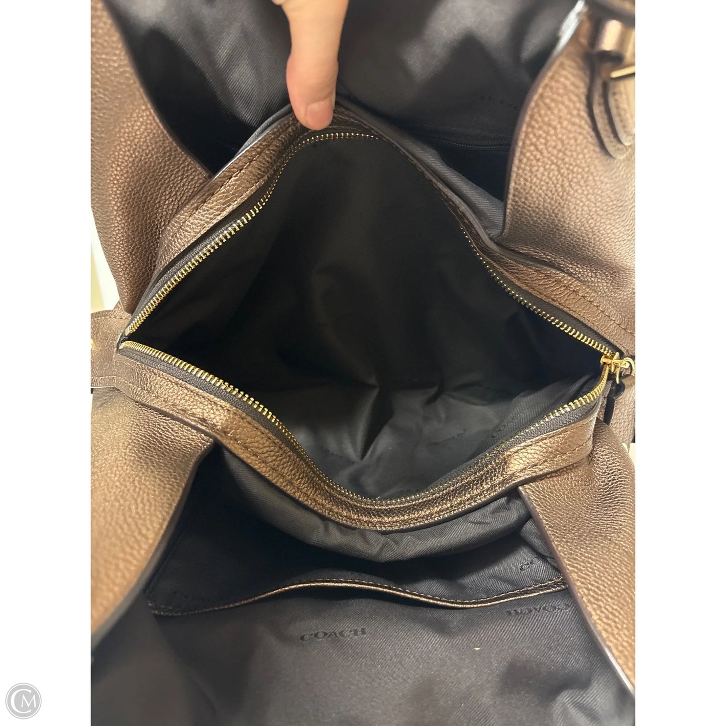 Handbag Designer By Coach, Size: Medium