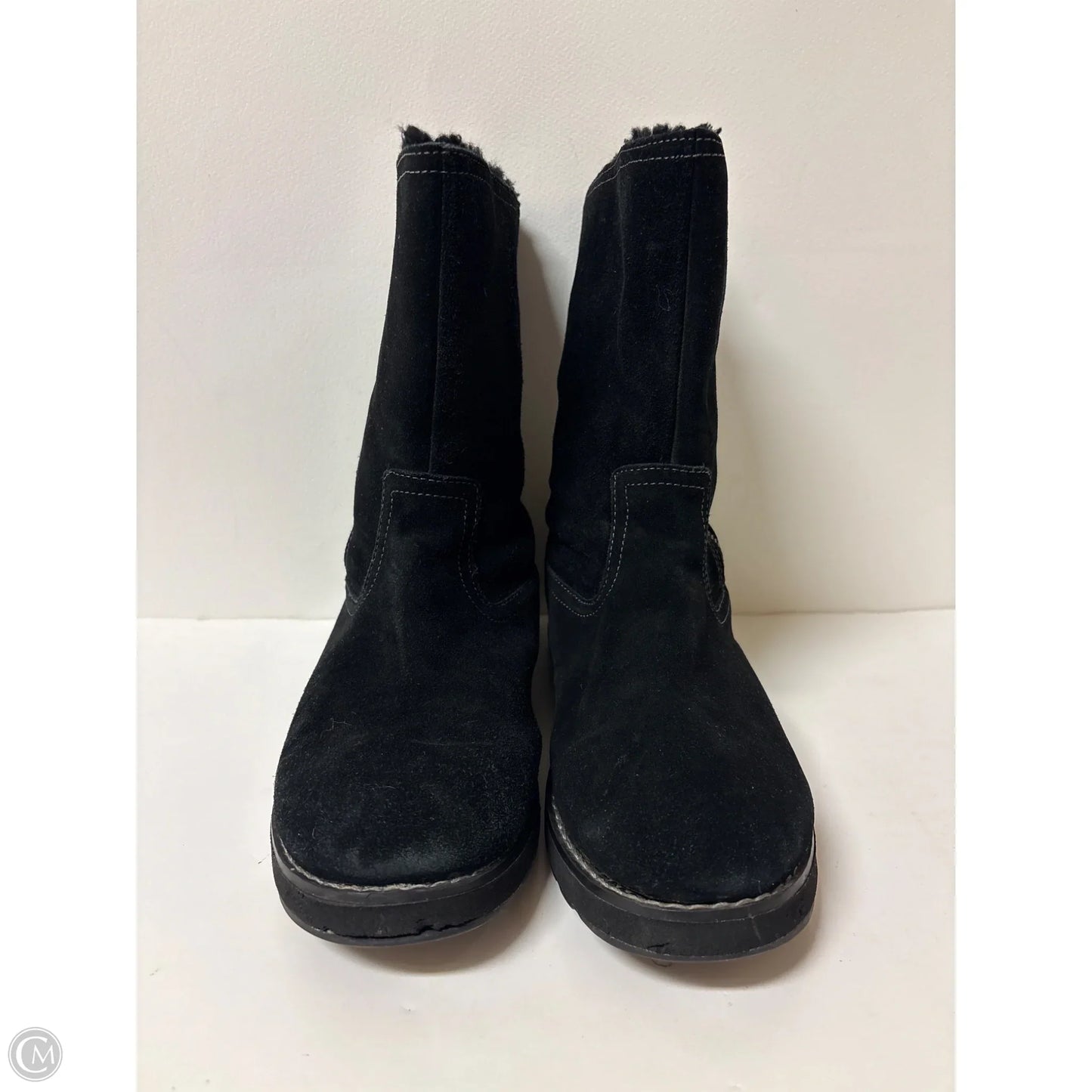 Boots Mid-calf Flats By Skechers In Black, Size: 9