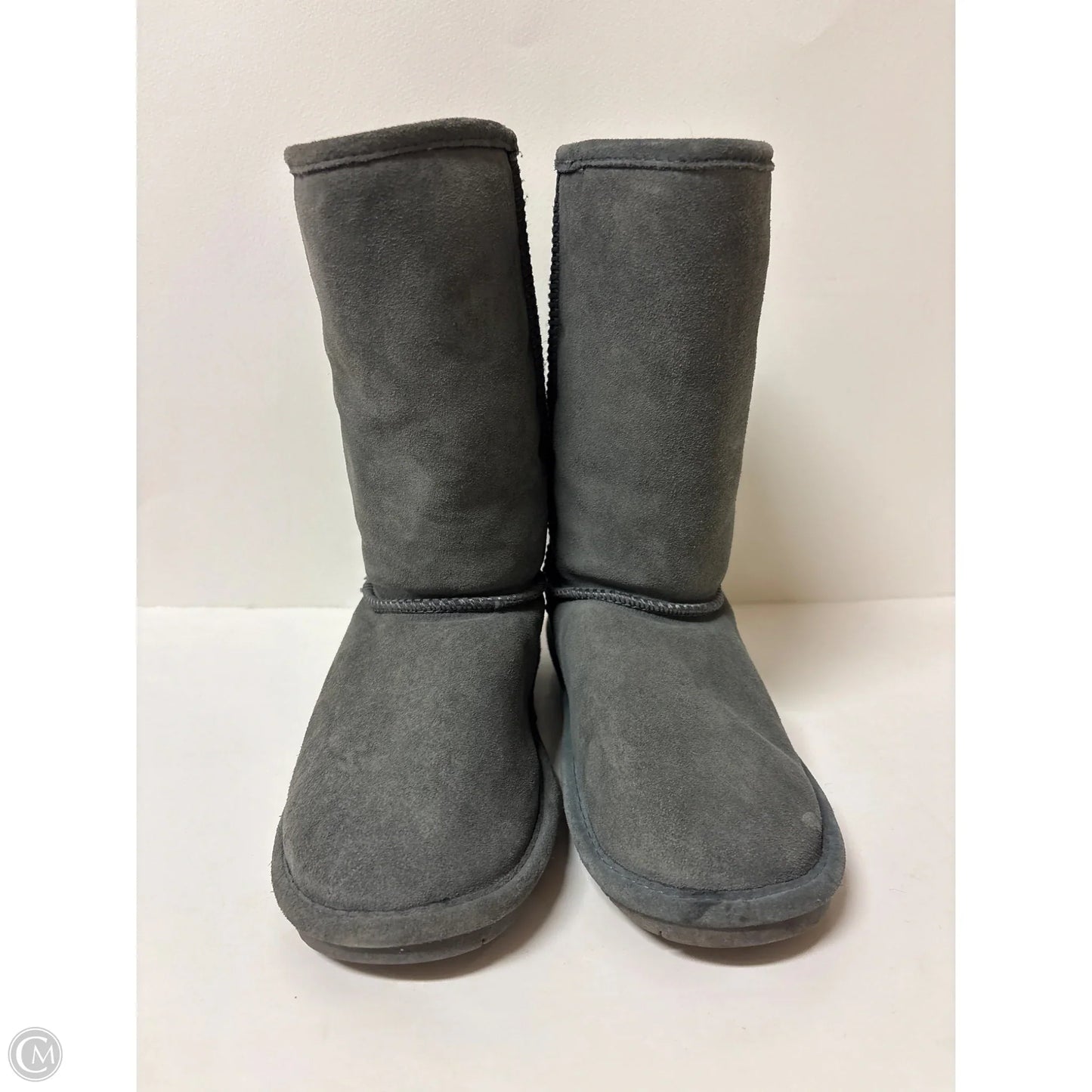 Boots Knee Flats By Bearpaw In Grey, Size: 9