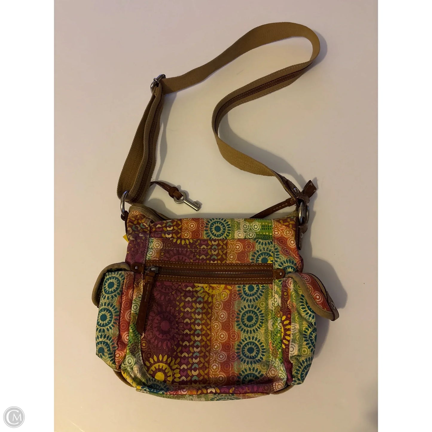 Handbag By Fossil, Size: Medium