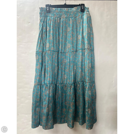 Skirt Maxi By Wishlist In Teal, Size: L