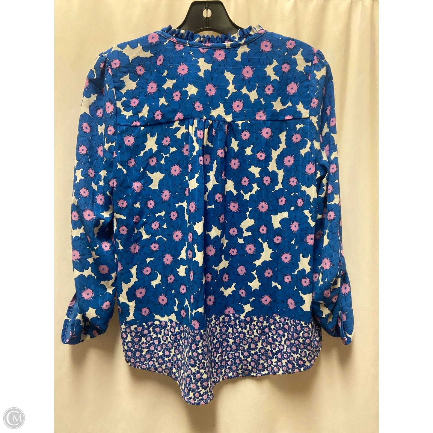 Top Long Sleeve By Elle In Blue, Size: S