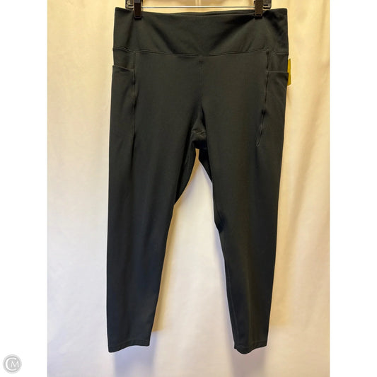 Athletic Leggings By Danskin In Black, Size: Xl