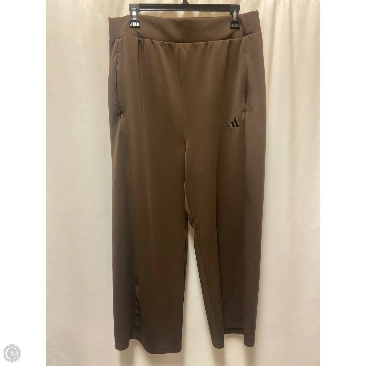 Athletic Leggings By Adidas In Brown, Size: Xl