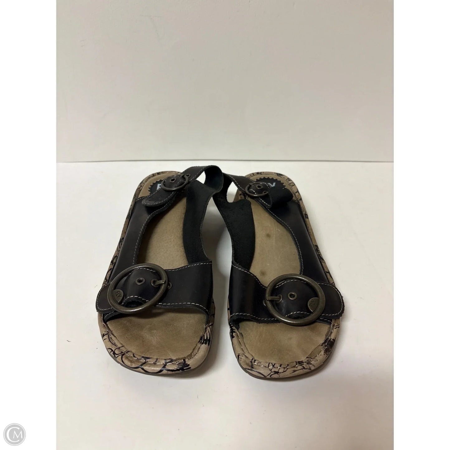 Sandals Flats By Fly London In Black, Size: 8.5