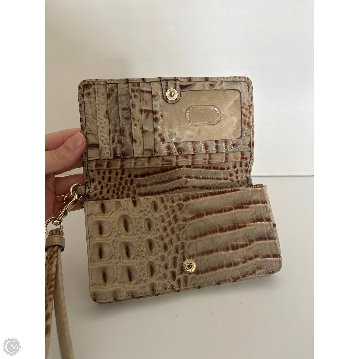 Wristlet Designer By Brahmin, Size: Medium