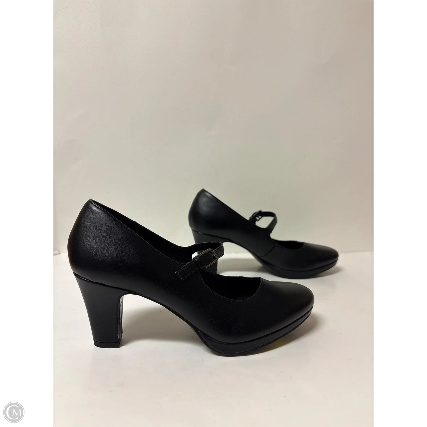 Shoes Heels Block By City Streets In Black, Size: 8