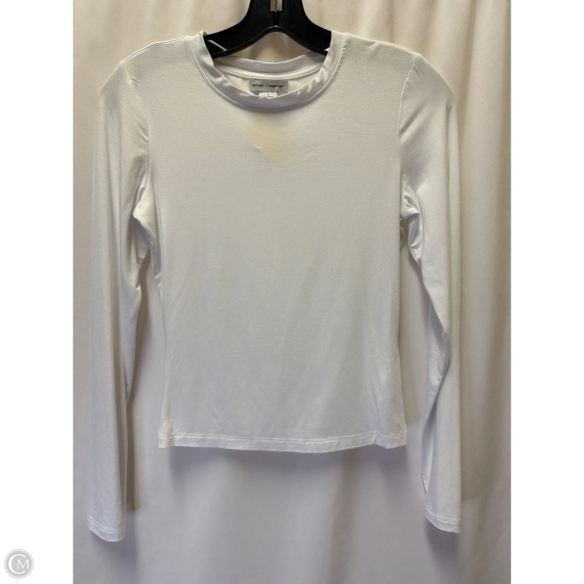 Top Long Sleeve By Better Together In White, Size: S