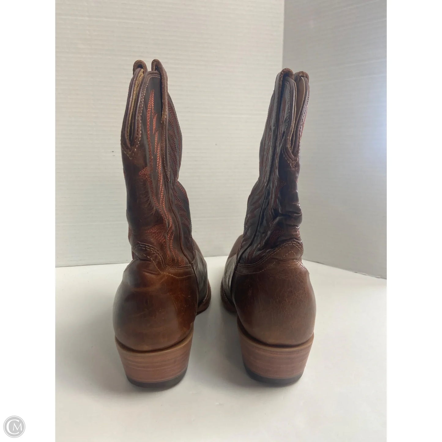 Boots Western By Clothes Mentor In Brown, Size: 9.5