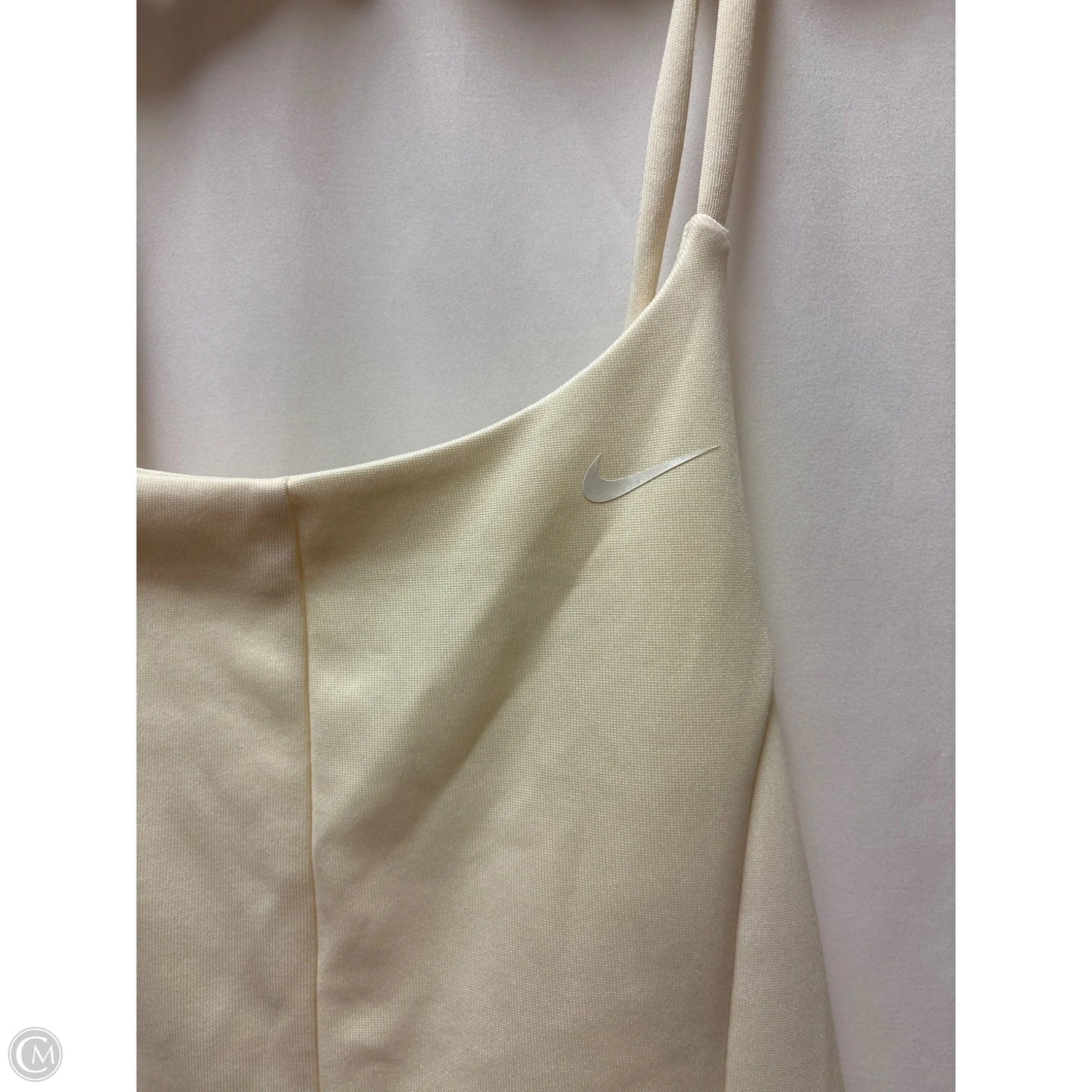 Athletic Dress By Nike In Yellow, Size: M