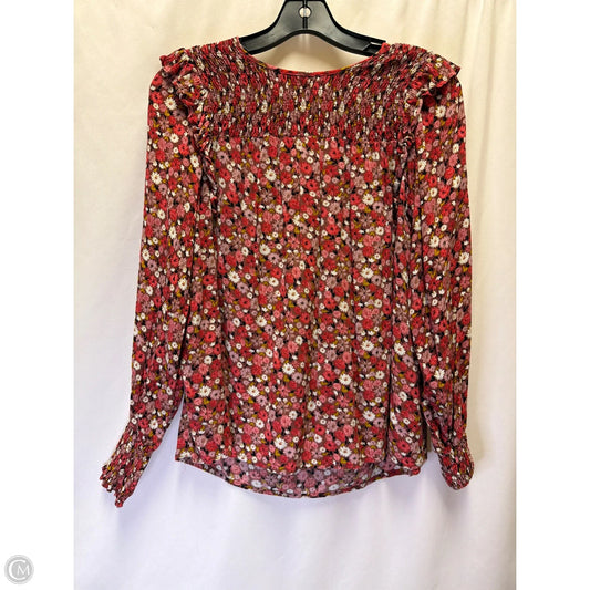 Top Long Sleeve By Knox Rose In Pink, Size: S