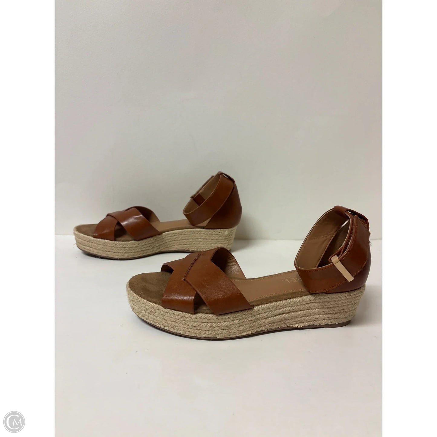 Sandals Heels Platform By Michael By Michael Kors In Brown, Size: 7
