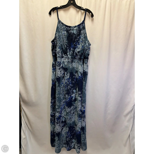 Dress Casual Maxi By Romans In Blue, Size: 3x