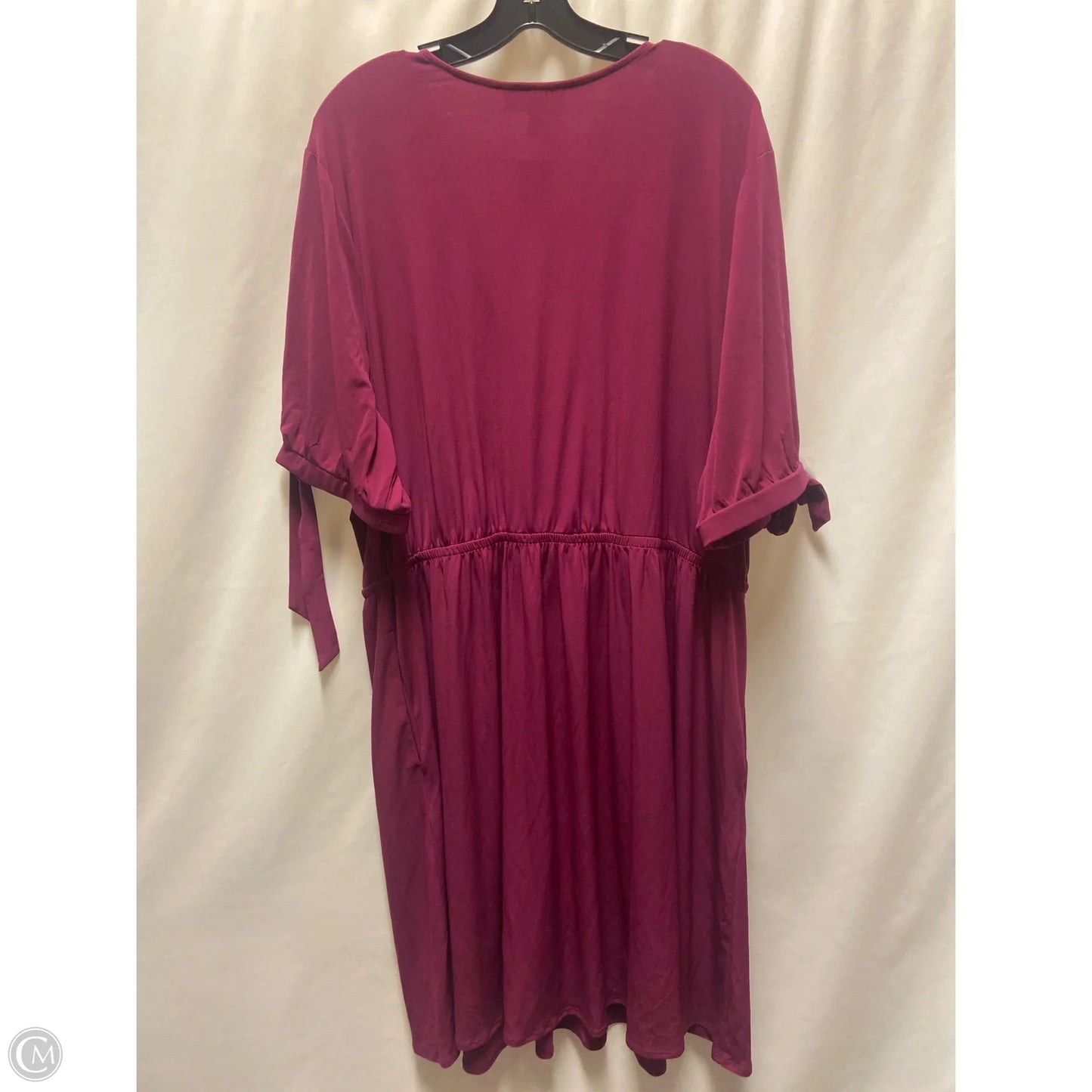 Dress Casual Midi By Lane Bryant In Maroon, Size: 3x