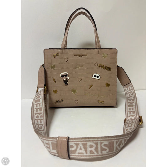 Crossbody Designer By Karl Lagerfeld, Size: Medium