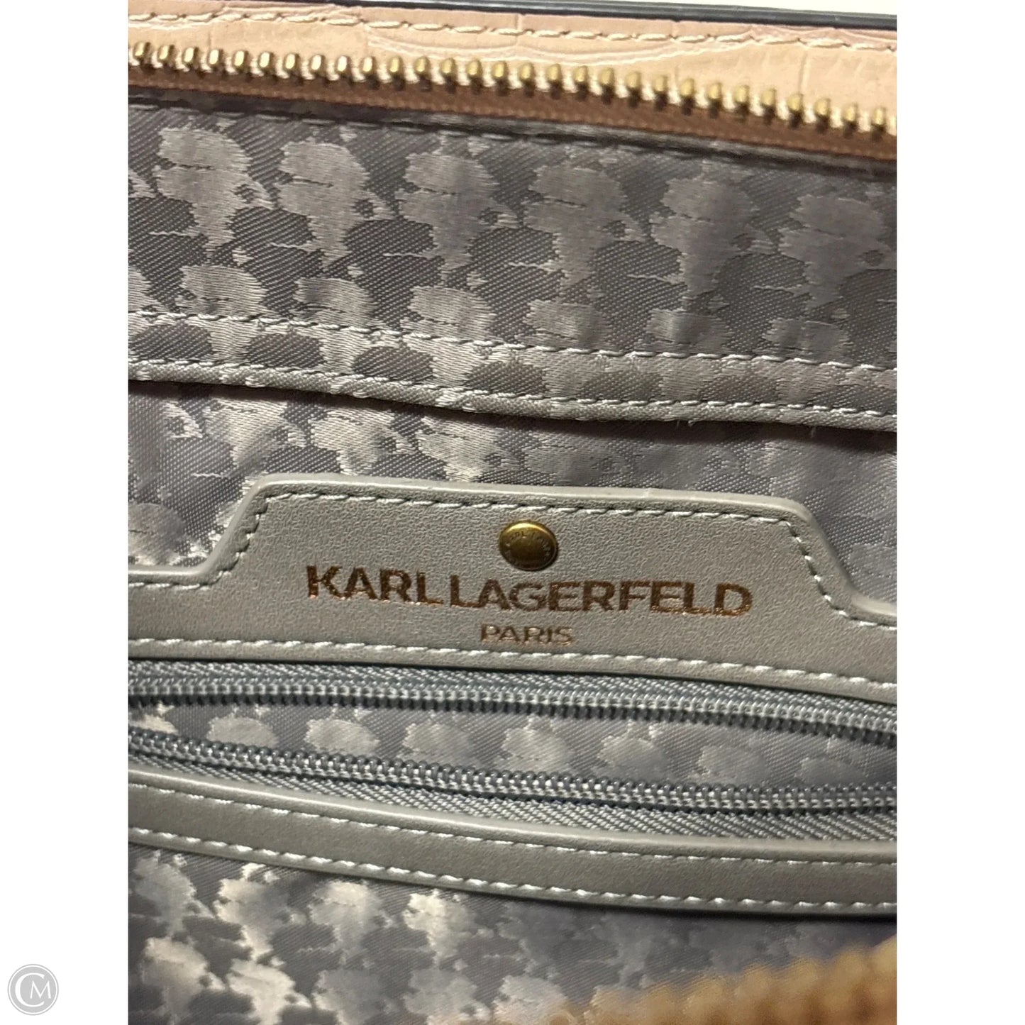 Crossbody Designer By Karl Lagerfeld, Size: Medium