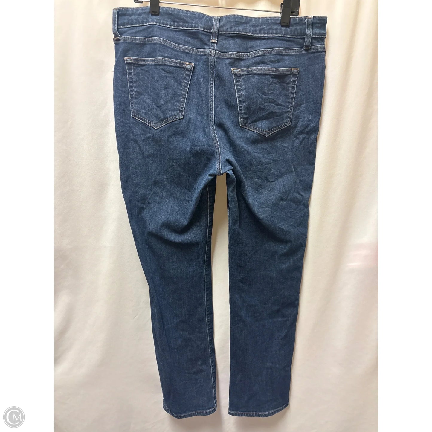 Jeans Straight By St Johns Bay In Blue Denim, Size: 14
