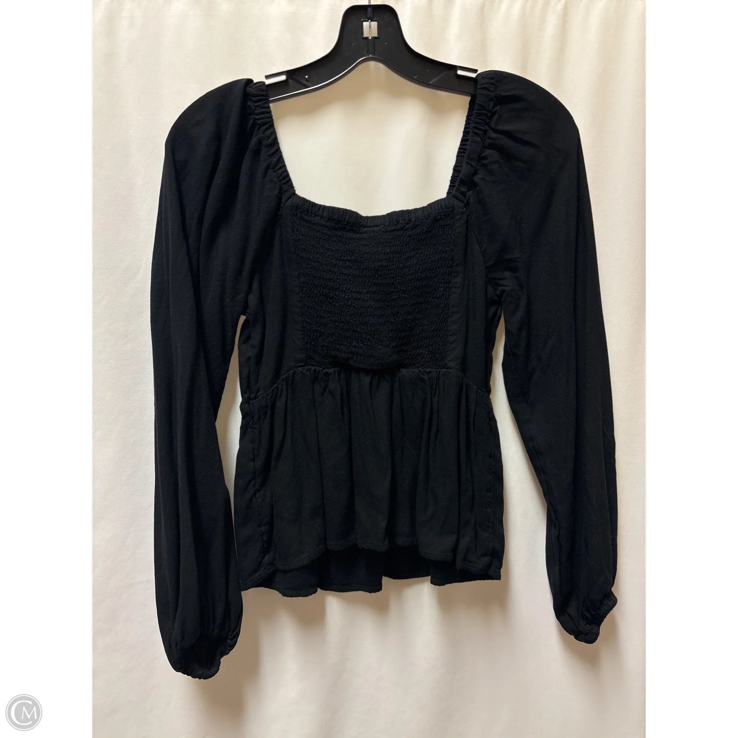 Top Long Sleeve By Old Navy In Black, Size: Xs