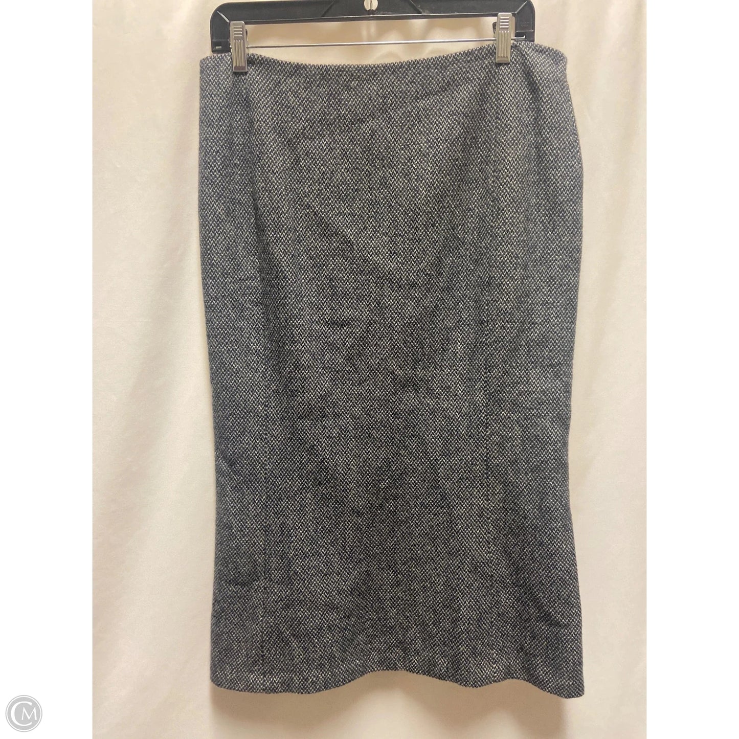 Skirt Suit 2pc By Ralph Lauren In Blue & White, Size: M