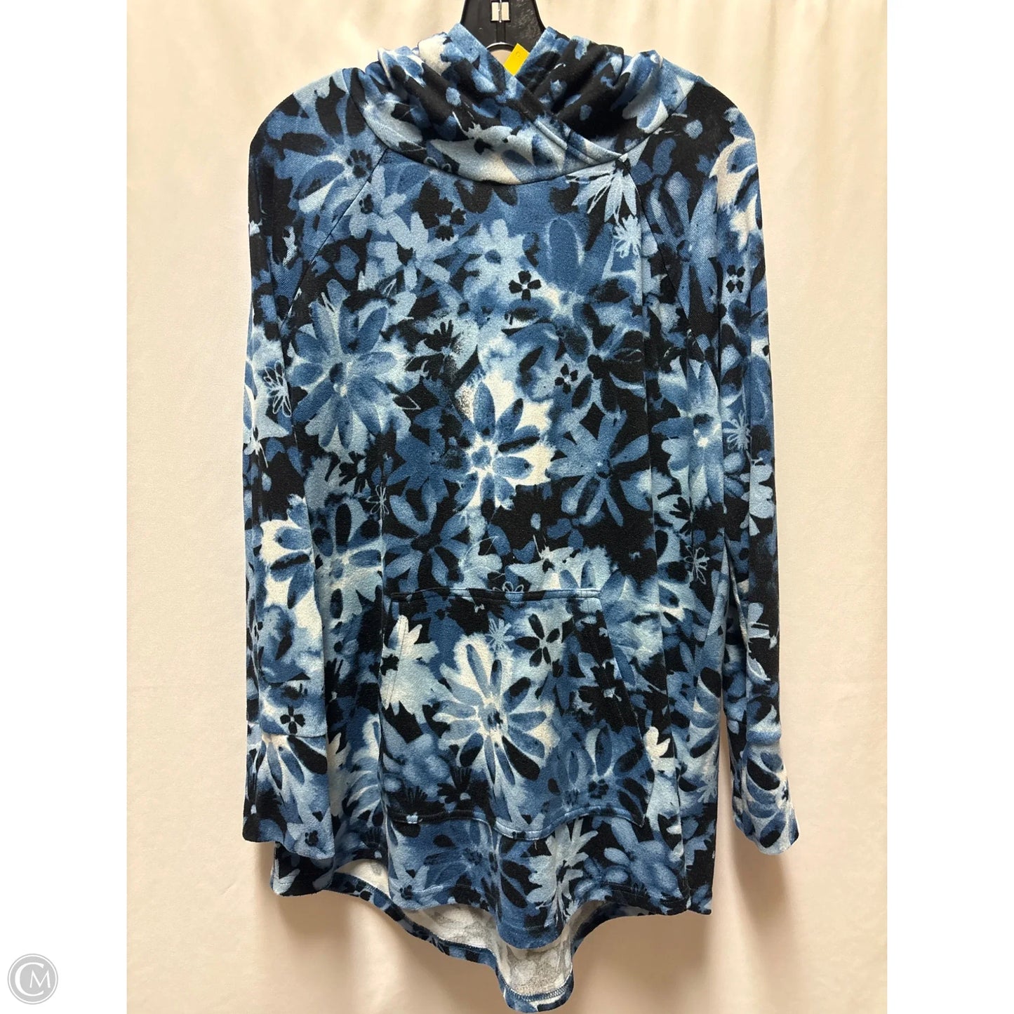 Top Long Sleeve By Lularoe In Blue, Size: Xl