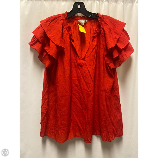 Top Sleeveless By Nanette By Nanette Lepore In Red, Size: Xl