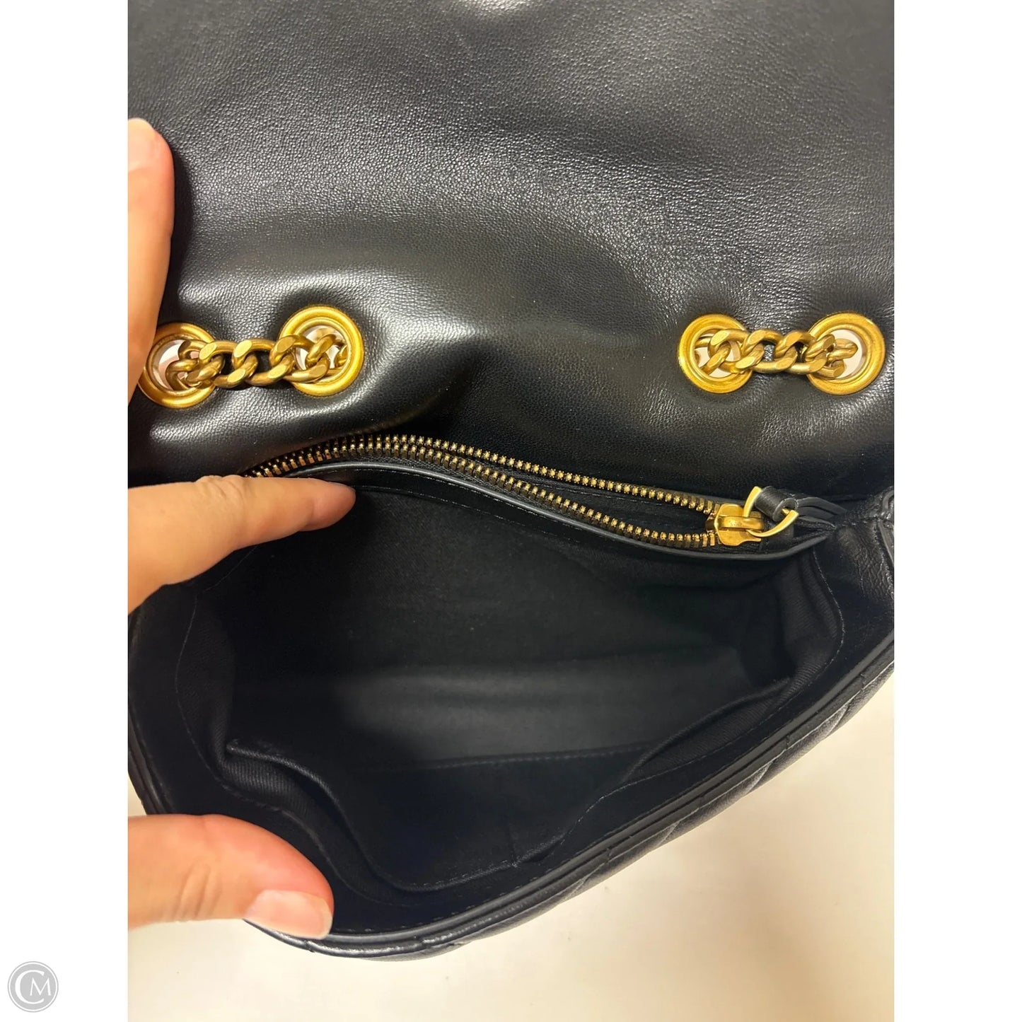 Crossbody Leather By Quince, Size: Medium