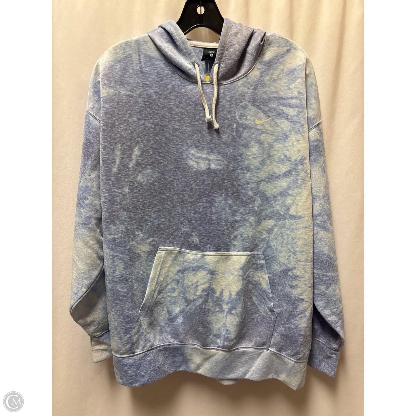Sweatshirt Hoodie By Nike In Purple, Size: L