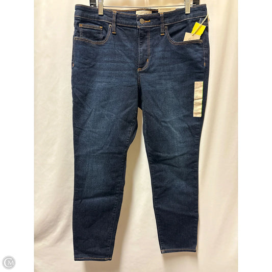 Jeans Straight By Universal Thread In Blue Denim, Size: 12